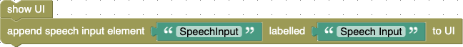 SpeechInput